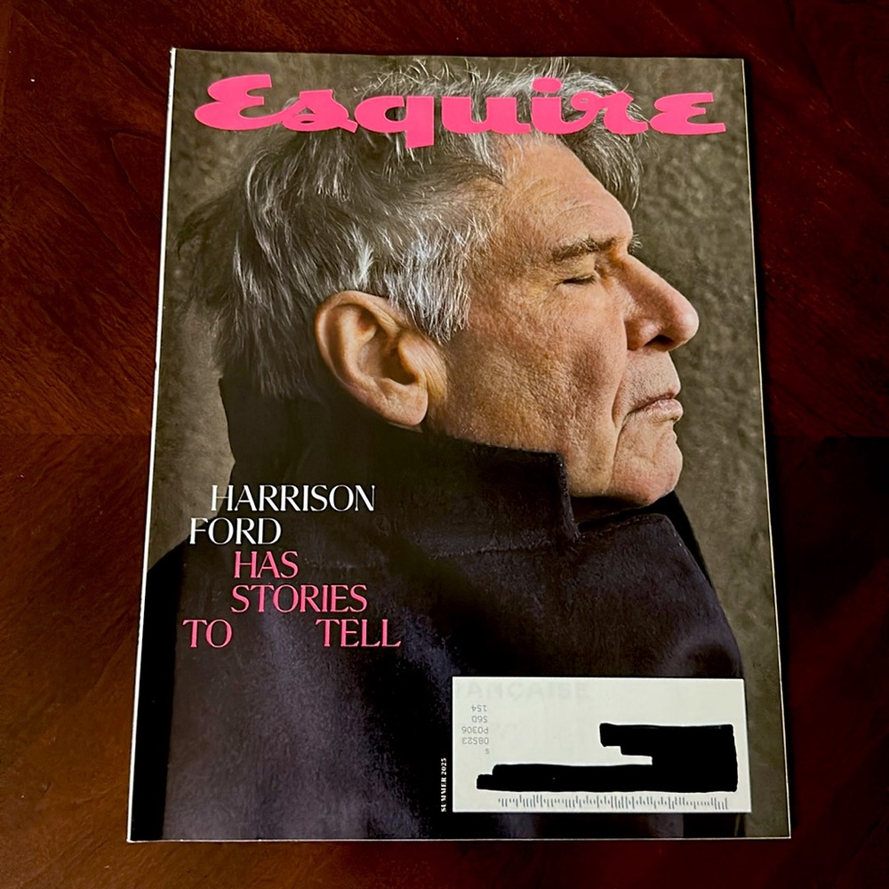 Esquire Magazine Summer 2023 Harrison Ford